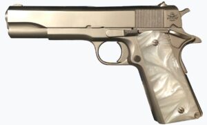 M1911-A1 GI 45ACP 5" NICKEL