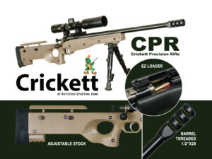 CRICKETT CPR 22LR BL/TAN PKG