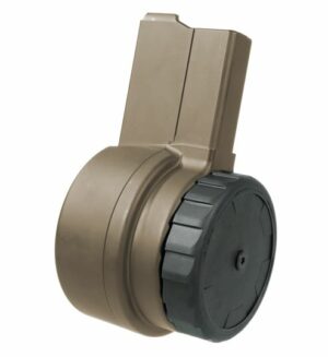 W-15 50RD DRUM MAGAZINE FDE